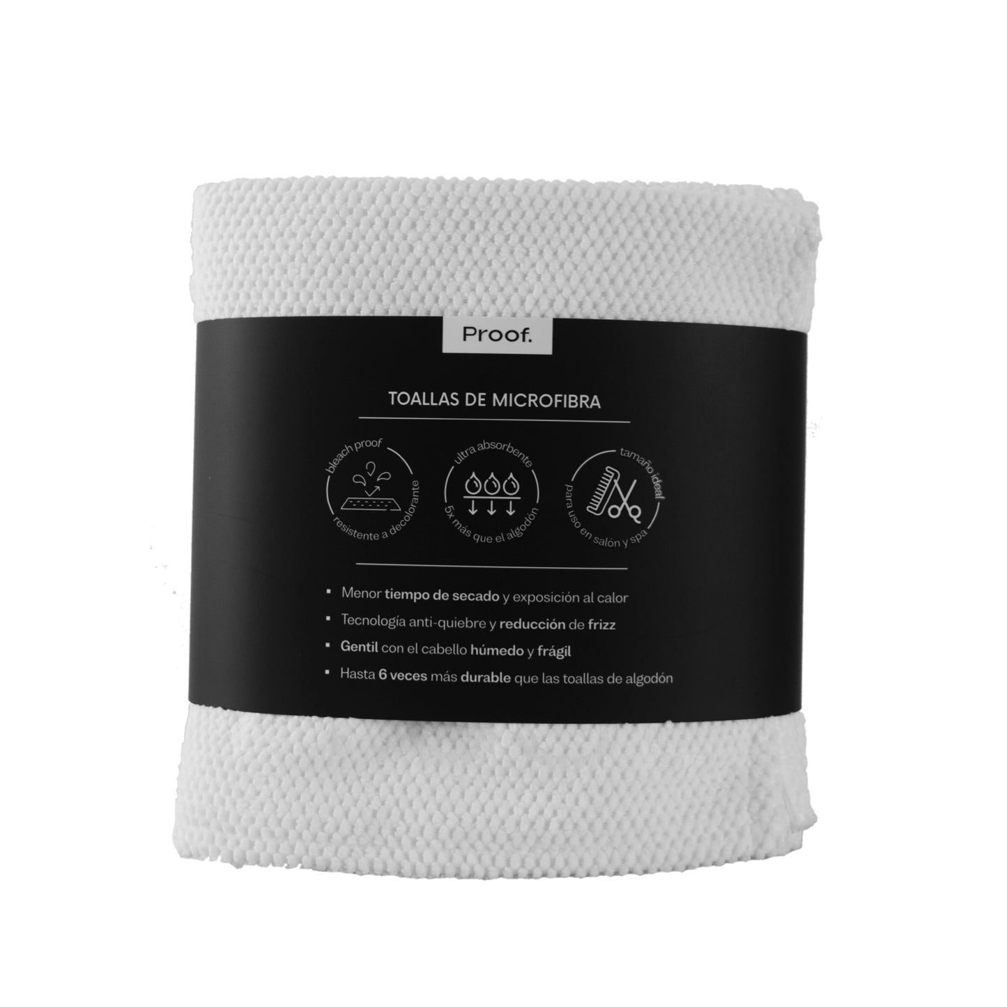 Toalla Microfibra Fluff | 2 Pack Blanco