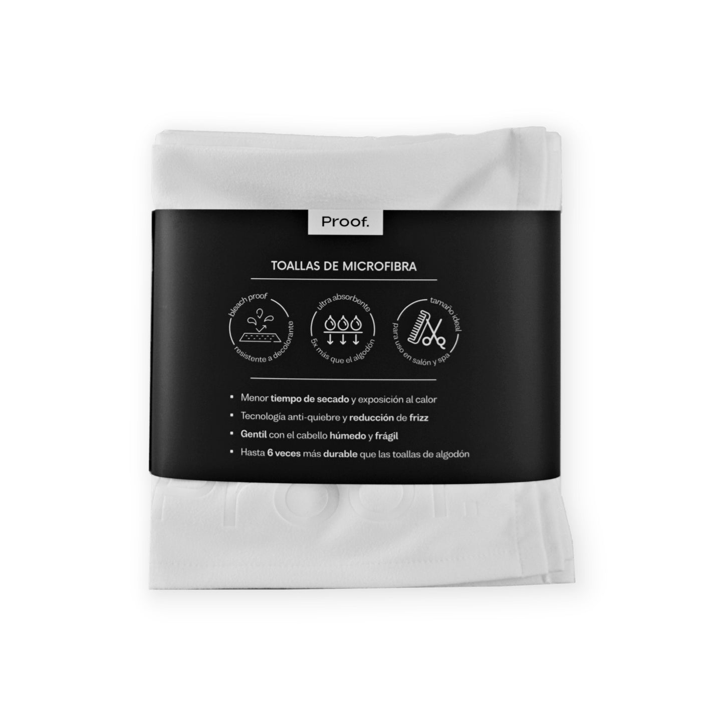 Toallas Microfibra Pro Soft | 2 Pack Blanco