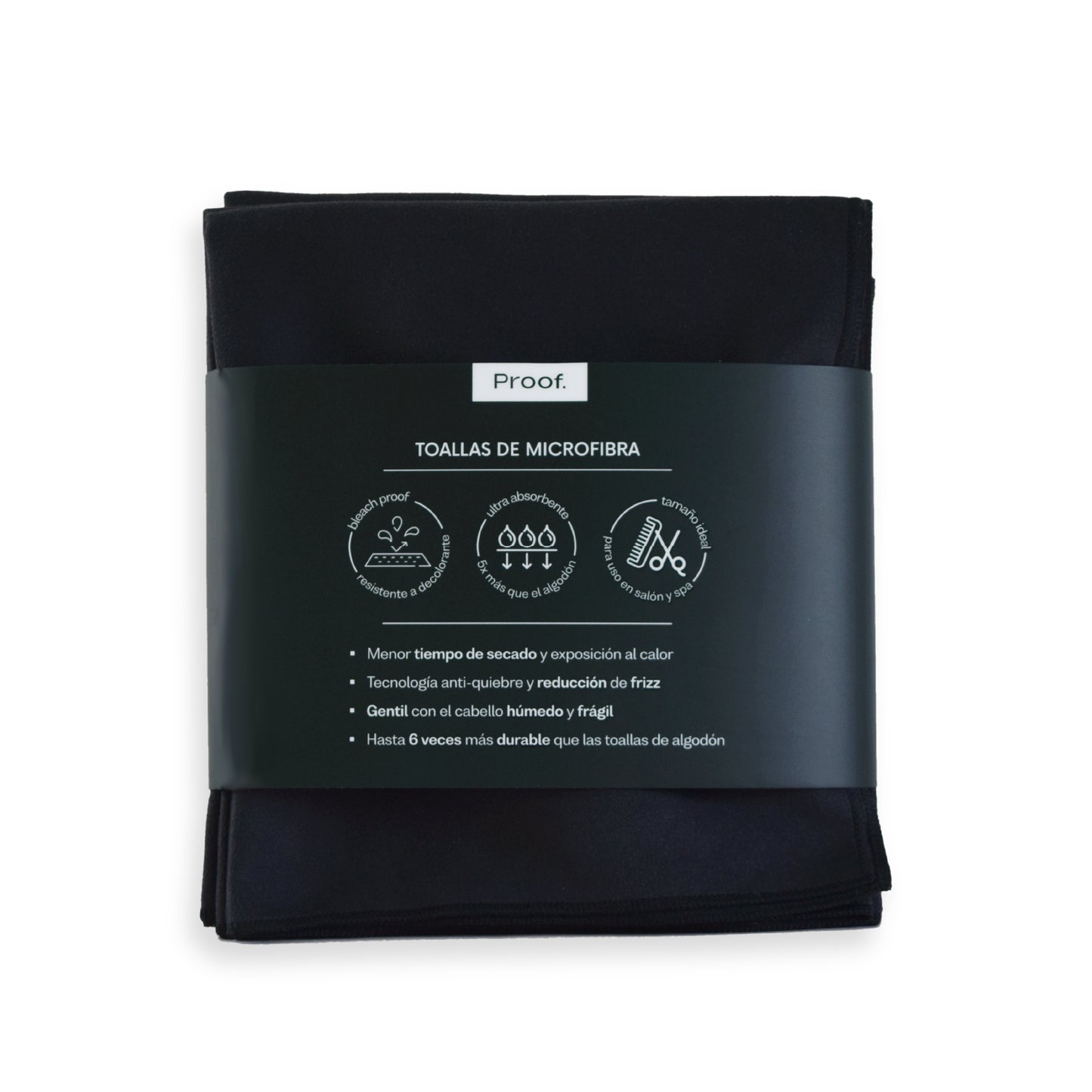 Toallas Microfibra Pro Soft | 2 Pack Negro