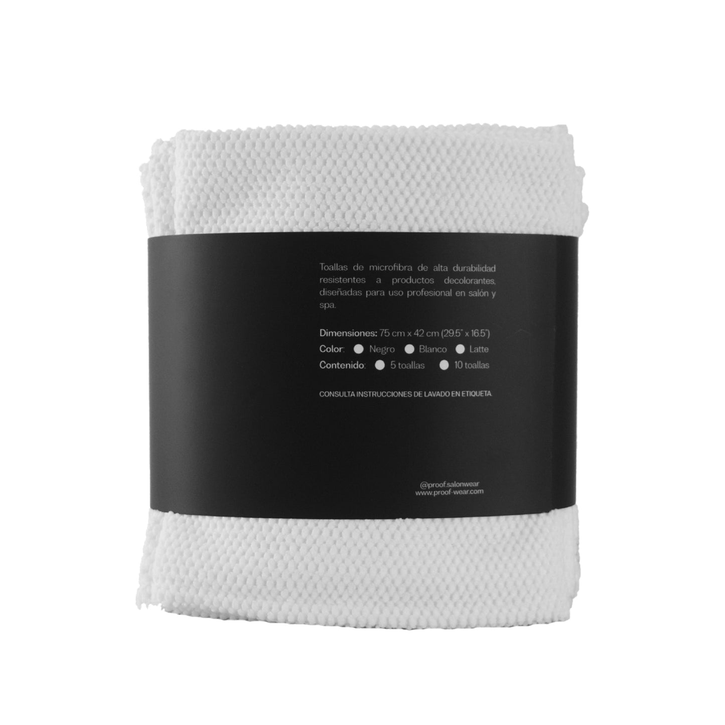 Toalla Microfibra Fluff | 2 Pack Blanco