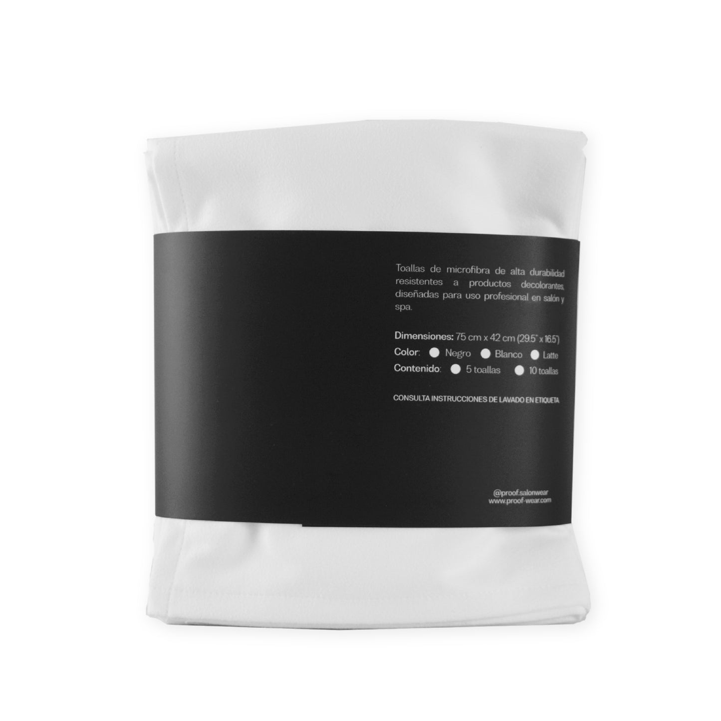 Toallas Microfibra Pro Soft | 2 Pack Blanco